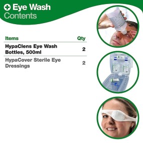 Evolution Plus Eye Wash Kit – 2x500ml (Without Mirror)