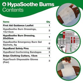 HypaSoothe Burns Kit with Vinyl Wallet - Large