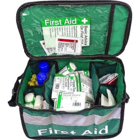 British Standard Compliant School First Aid Haversack