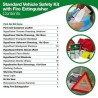 Vehicle Safety Kit with Fire Extinguisher | First Aid Supplies