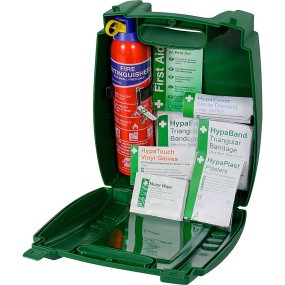 1 Person Off-Site Travel & Fire Extinguisher Kit