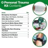Emergency Trauma Kit in Red Emergency Bag | First Aid Supplies