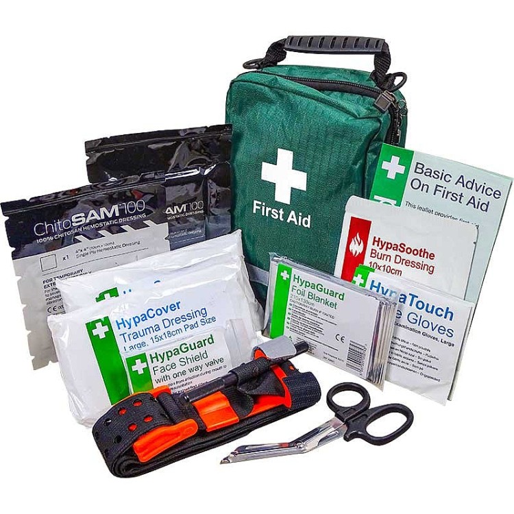 Personal Trauma Kit with Chito-SAM 100 Z-Fold Dressing