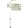 Electric Shock Rescue Hook with Poster and Sign | First Aid Supplies