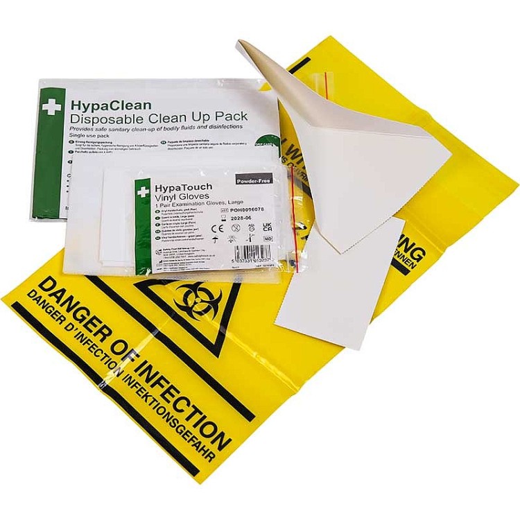 HypaClean Disposable Clean-Up Pack