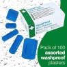 HypaPlast Blue Detectable Plasters Assorted 100pk | First Aid Supplies
