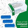 HypaPlast Blue Detectable 7.2x2.5cm 100pk | First Aid Supplies