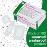 HypaPlast Clear Washproof Assorted 100pk | First Aid Supplies