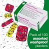 HypaPlast Childrens Washproof Plasters 100pk | First Aid Supplies