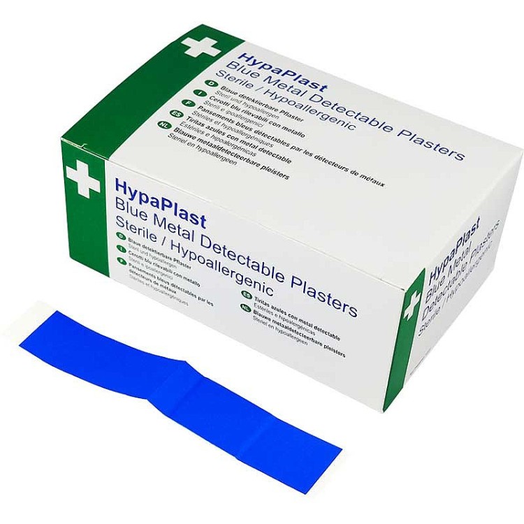 HypaPlast Blue Catering Plasters - Finger Extension (Pack of 40)