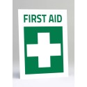 First Aid Adhesive Label