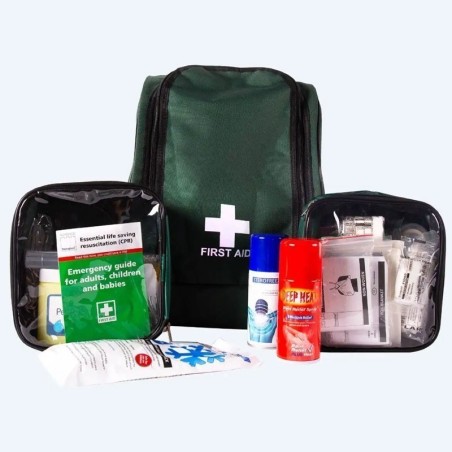 Sports First Aid Kit (With Green Rucksack)