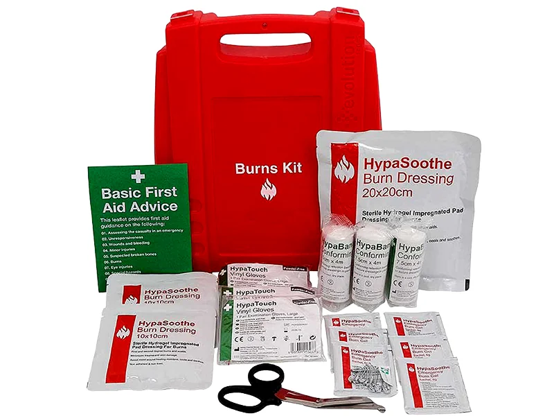 Burnshield hydrogel burn dressing and cooling gel for workplace burn treatment